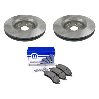 bproauto® - Front Brake Kit with Semi-Metallic Pads