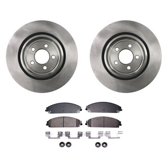 bproauto® - Front Brake Kit with Semi-Metallic Pads
