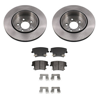 bproauto® - Rear Brake Kit with Semi-Metallic Pads