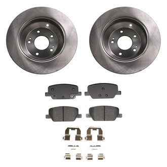 bproauto® - Rear Brake Kit with Semi-Metallic Pads