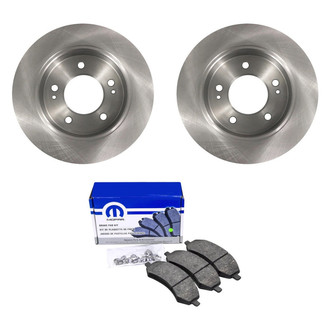 bproauto® - Rear Brake Kit with Semi-Metallic Pads