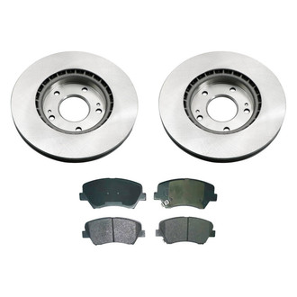bproauto® - Front Brake Kit with Semi-Metallic Pads