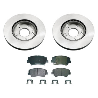 bproauto® - Front Brake Kit with Semi-Metallic Pads