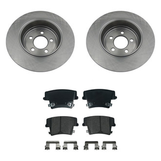 bproauto® - Rear Brake Kit with Semi-Metallic Pads