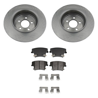 bproauto® - Rear Brake Kit with Semi-Metallic Pads