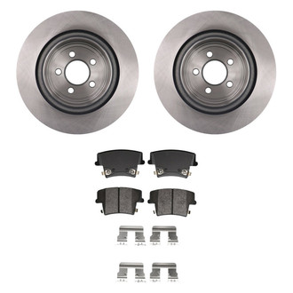 bproauto® - Rear Brake Kit with Semi-Metallic Pads
