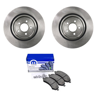 bproauto® - Front Brake Kit with Semi-Metallic Pads