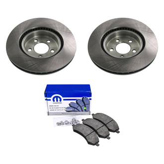 bproauto® - Front Brake Kit with Semi-Metallic Pads