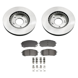 bproauto® - Front Brake Kit with Semi-Metallic Pads