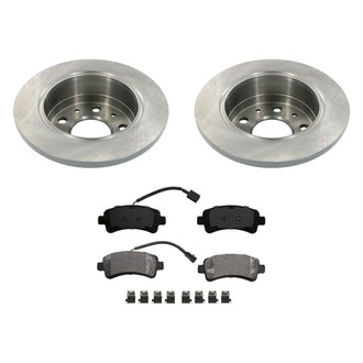 bproauto® - Rear Brake Kit with Semi-Metallic Pads