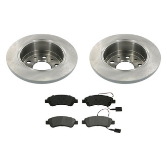 bproauto® - Rear Brake Kit with Semi-Metallic Pads