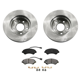 bproauto® - Front Brake Kit with Semi-Metallic Pads