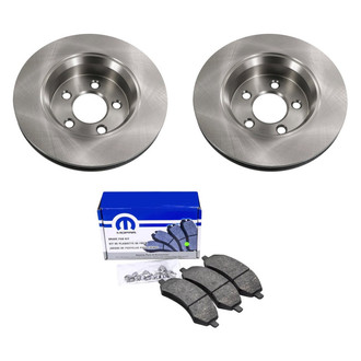 bproauto® - Front Brake Kit with Semi-Metallic Pads