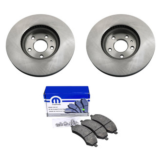 bproauto® - Front Brake Kit with Semi-Metallic Pads