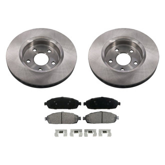 bproauto® - Front Brake Kit with Semi-Metallic Pads
