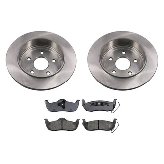 bproauto® - Rear Brake Kit with Semi-Metallic Pads