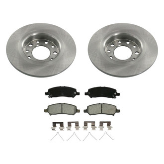 bproauto® - Rear Brake Kit with Semi-Metallic Pads