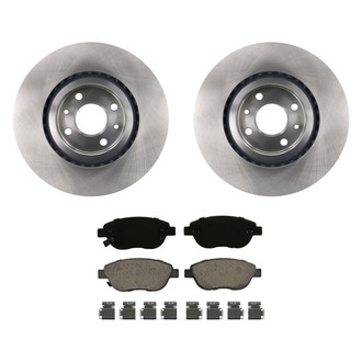 bproauto® - Front Brake Kit with Semi-Metallic Pads