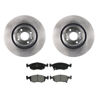 bproauto® - Front Brake Kit with Semi-Metallic Pads