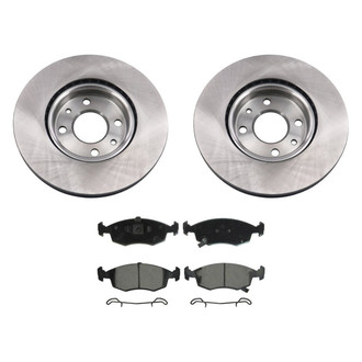 bproauto® - Front Brake Kit with Semi-Metallic Pads