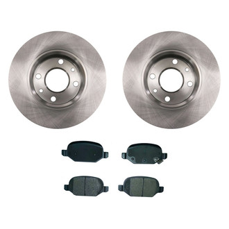 bproauto® - Rear Brake Kit with Semi-Metallic Pads