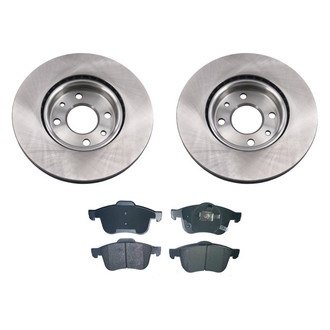 bproauto® - Front Brake Kit with Semi-Metallic Pads