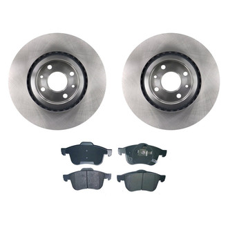 bproauto® - Front Brake Kit with Semi-Metallic Pads
