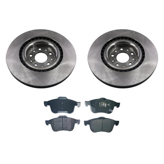 bproauto® - Front Brake Kit with Semi-Metallic Pads