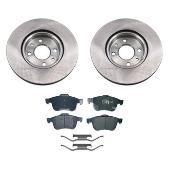 bproauto® - Front Brake Kit with Semi-Metallic Pads
