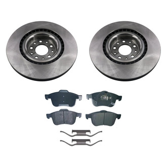 bproauto® - Front Brake Kit with Semi-Metallic Pads