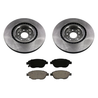 bproauto® - Front Brake Kit with Semi-Metallic Pads