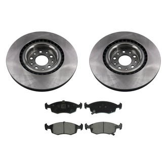 bproauto® - Front Brake Kit with Semi-Metallic Pads