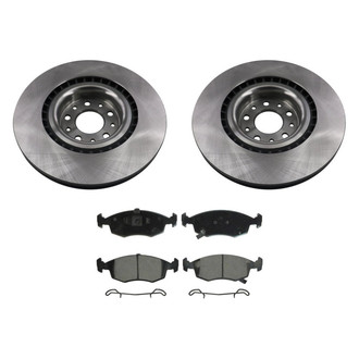 bproauto® - Front Brake Kit with Semi-Metallic Pads
