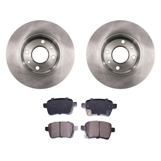 bproauto® - Rear Brake Kit with Semi-Metallic Pads