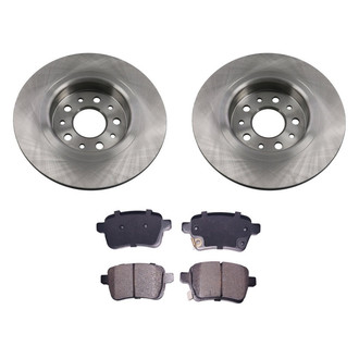 bproauto® - Rear Brake Kit with Semi-Metallic Pads