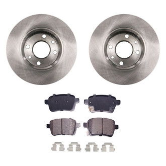 bproauto® - Rear Brake Kit with Semi-Metallic Pads