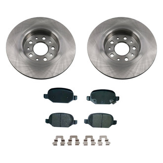 bproauto® - Rear Brake Kit with Semi-Metallic Pads