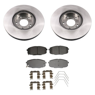 bproauto® - Front Brake Kit with Semi-Metallic Pads