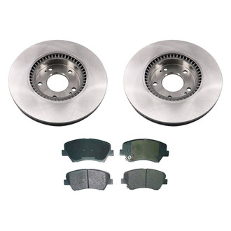 bproauto® - Front Brake Kit with Semi-Metallic Pads