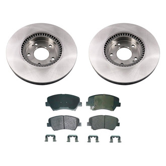 bproauto® - Front Brake Kit with Semi-Metallic Pads