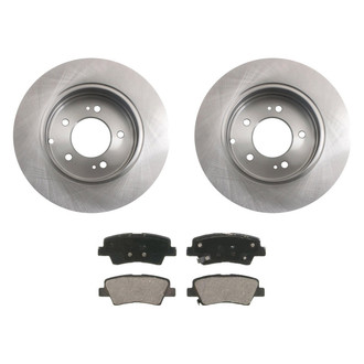 bproauto® - Rear Brake Kit with Semi-Metallic Pads