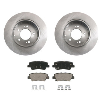 bproauto® - Rear Brake Kit with Semi-Metallic Pads