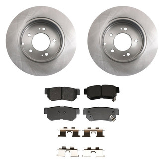 bproauto® - Rear Brake Kit with Semi-Metallic Pads