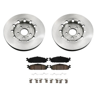 bproauto® - Front Brake Kit with Semi-Metallic Pads