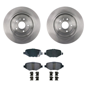 bproauto® - Rear Brake Kit with Semi-Metallic Pads