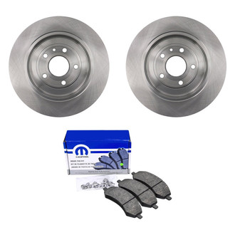 bproauto® - Rear Brake Kit with Semi-Metallic Pads