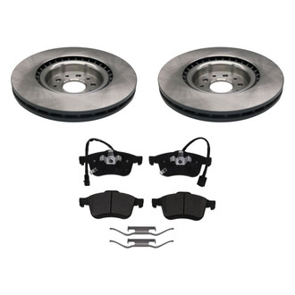 bproauto® - Front Brake Kit with Semi-Metallic Pads