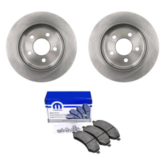 bproauto® - Rear Brake Kit with Semi-Metallic Pads
