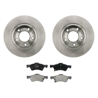 bproauto® - Front Brake Kit with Semi-Metallic Pads