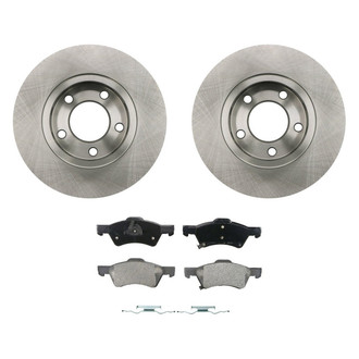 bproauto® - Front Brake Kit with Semi-Metallic Pads